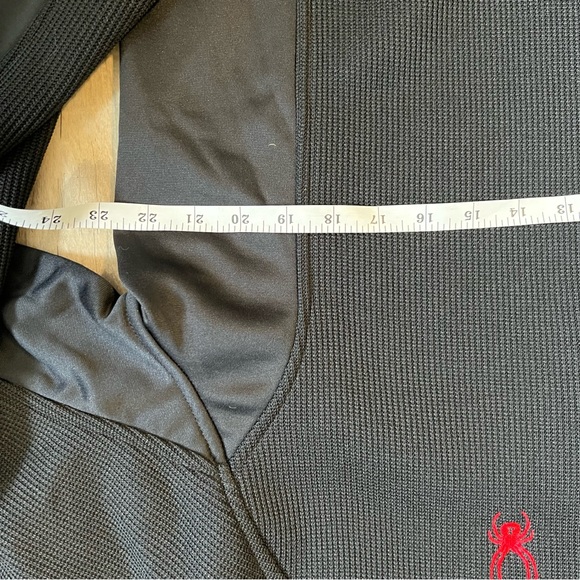 Spyder Men's 3/4 zip pullover sweatshirt fleece lined - Picture 7 of 8